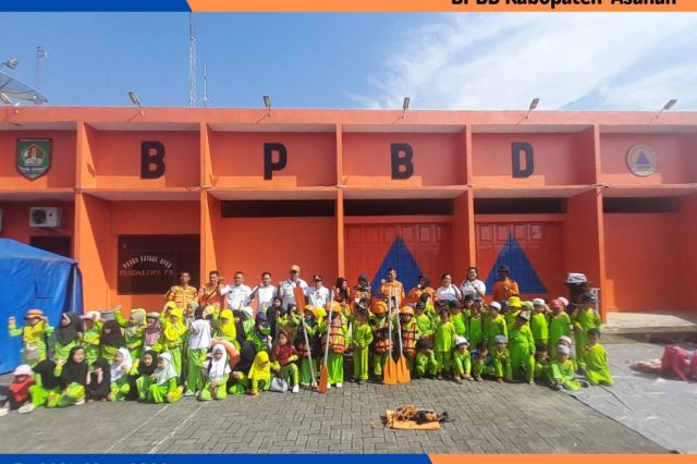 BPBD Kabupaten Asahan Menerima Kunjungan Adik-adik TK Nurussunnah Kisaran