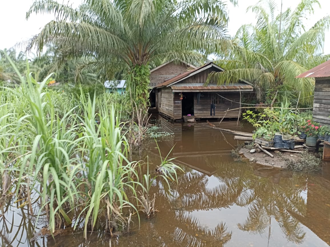 Bencana Banjir di Desa Sei Dua Hulu Kecamatan Simpang Empat